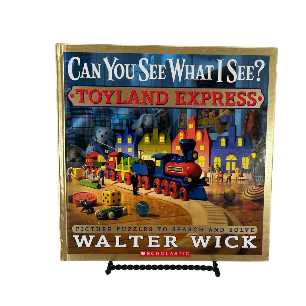 Walter Wick Can You See What I See Toyland Express Hardcover Scholastic Book
